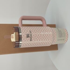 New STANLEY Quencher H2.0 Flowstate Tumbler cup 30 OZ Peach Whip Sunflower 🌻